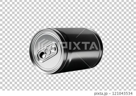 Open tin can on white background. on isolate transparency background, PNG 121043534