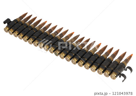 7.62 mm ammunition belt with cartridges 7.62 mm ammunition belt with cartridges 121043978