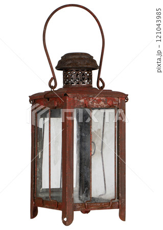 Retro vintage candle lantern Retro vintage candle lantern 121043985