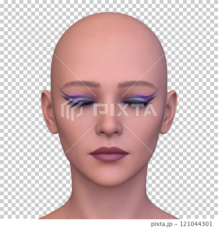 Close-up of a woman's face 121044301