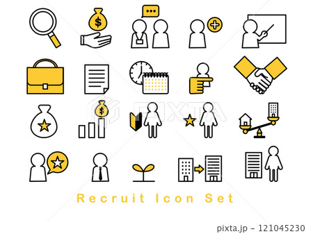 リクルートアイコンセット リクルートアイコンセット 121045230