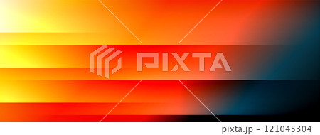 Dynamic shadow lines with gradient colors geometric background 121045304