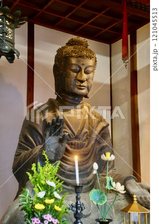 飛鳥寺・飛鳥大仏（奈良県・明日香村） 121045513