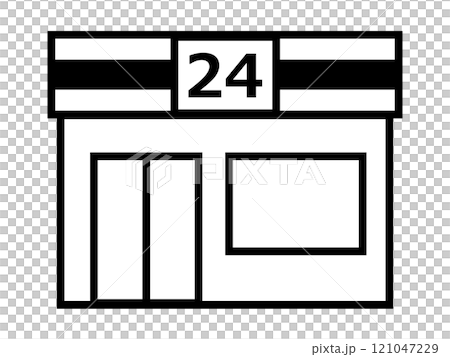 便利商店圖示（24 小時營業） 121047229