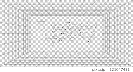 幾何学 抽象 六角形 科学 グリッド パターン 背景 幾何学 抽象 六角形 科学 グリッド パターン 背景 121047451