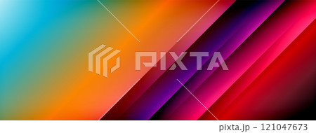 Colorful gradient with lines made of shadow and light. Creative background Colorful gradient with lines made of shadow and light. Creative background 121047673