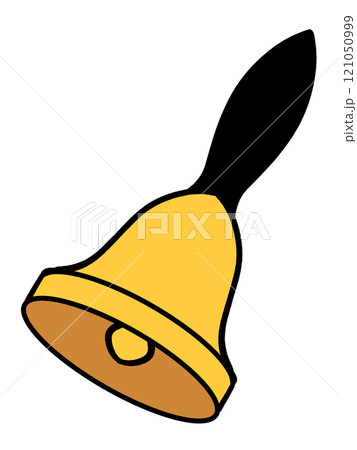 大当たりハンドベルのイラスト素材 121050999