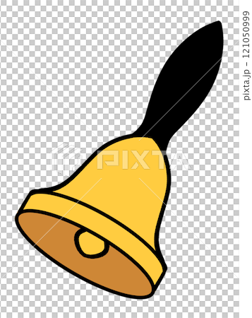 大当たりハンドベルのイラスト素材 121050999