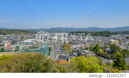 掛川城天守からの町並み(北側) 掛川城天守からの町並み(北側) 121051257