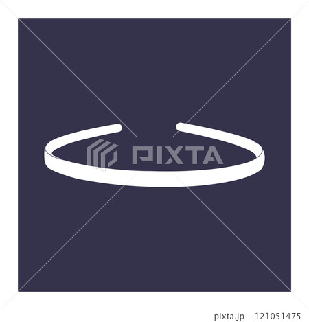 headband icon design 121051475