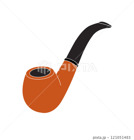smoking pipe icon smoking pipe icon 121051483