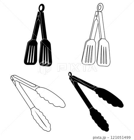 food tongs icon design food tongs icon design 121051499