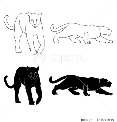 panther icon design 121051649