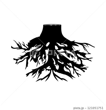 tree root icon tree root icon 121051751