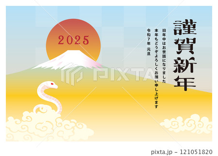 年賀状 2025年 巳年 年賀状 2025年 巳年 121051820