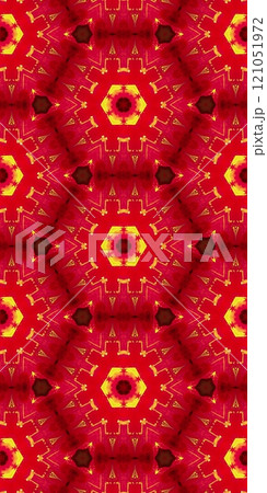 Abstract Kaleidoscope Geometry Psychedelic Art Pattern Background Wallpaper 121051972