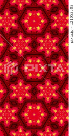 Abstract Kaleidoscope Geometry Psychedelic Art Pattern Background Wallpaper	 121052308