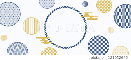 シンプルな和風の背景 121052646