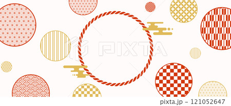 シンプルな和風の背景 シンプルな和風の背景 121052647