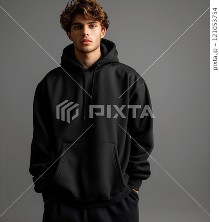 mock up black hoodie mock up black hoodie 121053754