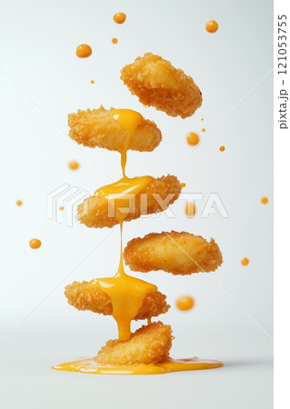Fresh chicken nuggets Fresh chicken nuggets 121053755