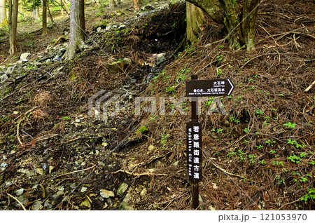 御坂山地の金掘山　大石坂湧水 121053970