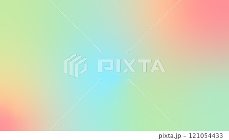 Abstract blur gradient background. Soft green blue pink yellow color abstract background for webdesign, poster, banner. Modern wallpaper with gradient 121054433