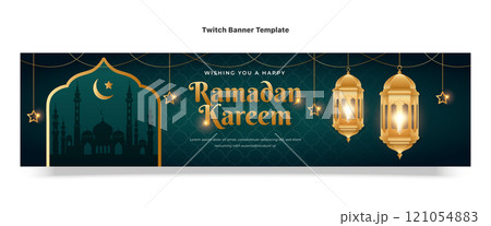 Realistic ramadan twitch banner 121054883