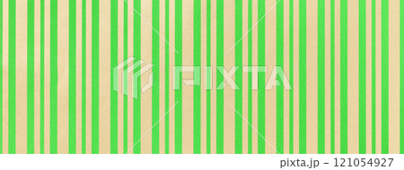 Light green and golden background from wrapping paper with pattern line closeup. 121054927