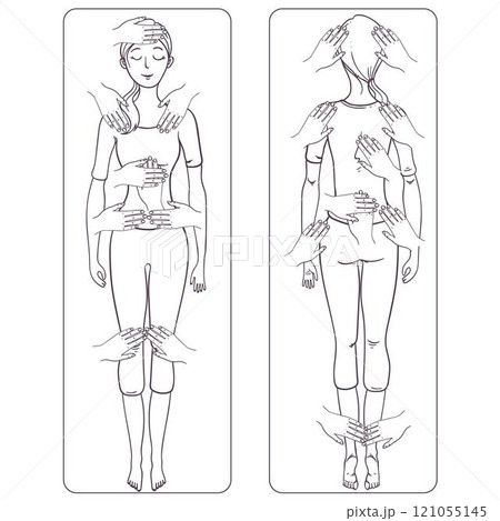 Reiki therapy concept 121055145