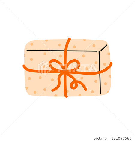 Cute wrapped gift Cute wrapped gift 121057569