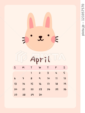 Calendar page for April 2025 Calendar page for April 2025 121057570