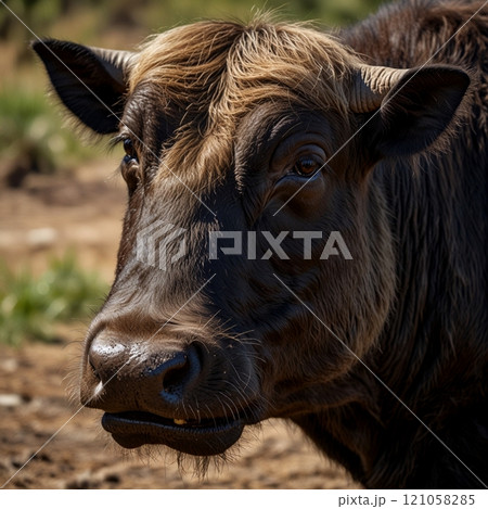 肉牛のアップ画像 121058285