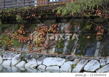紅葉と豊かな自然に囲まれた温泉地 紅葉と豊かな自然に囲まれた温泉地 121059439
