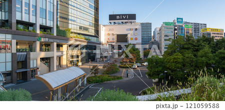 仙台駅前のパノラマ風景 仙台駅前のパノラマ風景 121059588