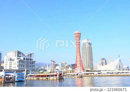 兵庫県神戸市、神戸ポートタワーの風景 121060671