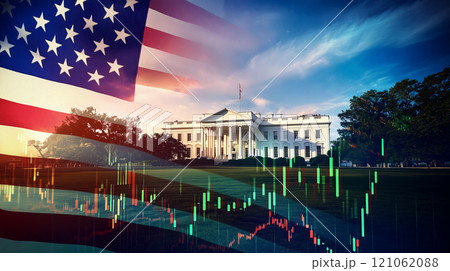 AI生成画像：アメリカ経済 121062088