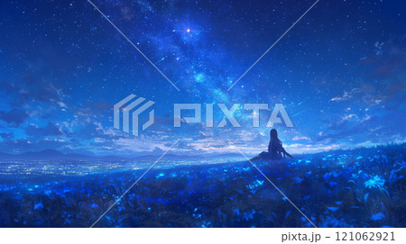 星空と草原の幻想 星空と草原の幻想 121062921