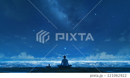 星空の下の静寂 星空の下の静寂 121062922