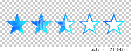 Light blue starry sky | 2.5 star mark 121064355