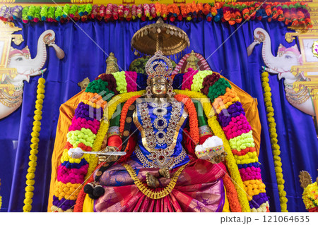 Arul Mihu Navasakthi Vinayagar Temple interior, Victoria, Seychelles 121064635