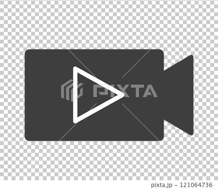 Simple black video camera Simple black video camera 121064736
