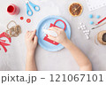 Paper cup of cacao kids paper craft ideas for kindergarten Christmas time 121067101