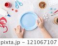Paper cup of cacao kids paper craft ideas for kindergarten Christmas time 121067107