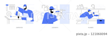 Maintenance services isolated cartoon vector illustrations se 121068094