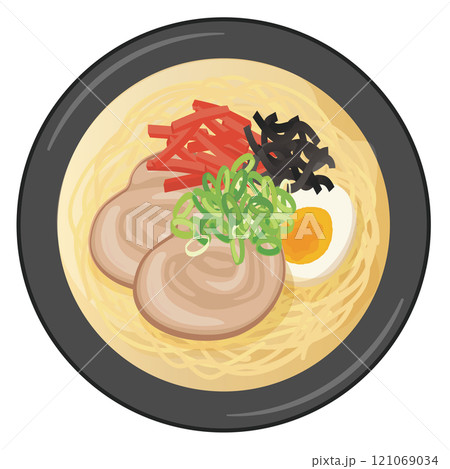 食べ物_ラーメン_とんこつラーメン 121069034