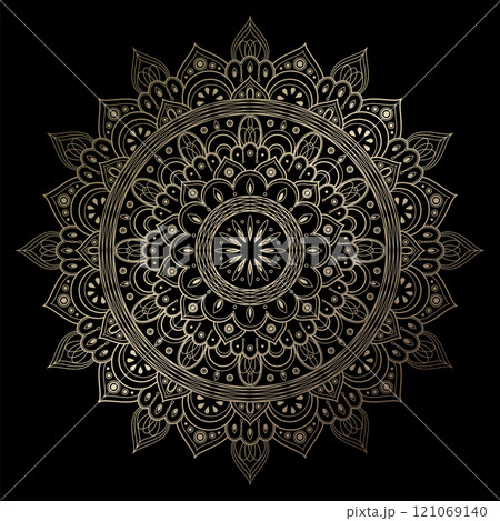 曼荼羅のベクターイラスト 曼荼羅のベクターイラスト 121069140