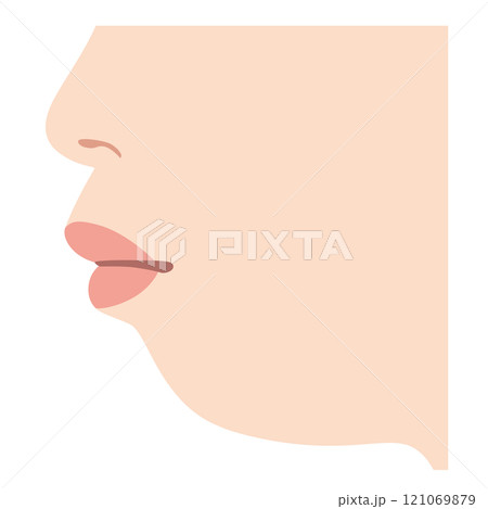 口ゴボのEライン 横顔 口ゴボのEライン 横顔 121069879