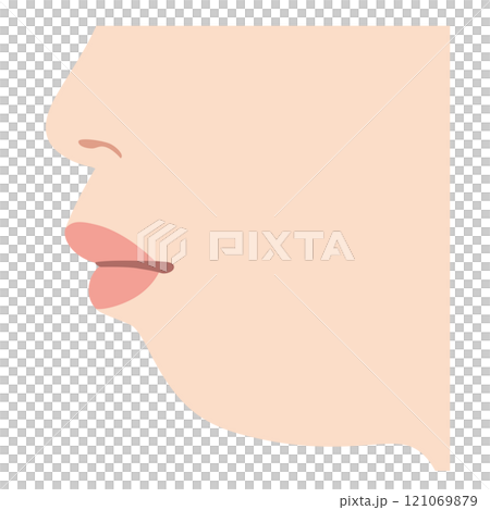 口ゴボのEライン 横顔 口ゴボのEライン 横顔 121069879