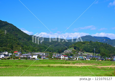 田園の初秋風景　奥利根ゆけむり街道　みなかみ町　　　 121070127